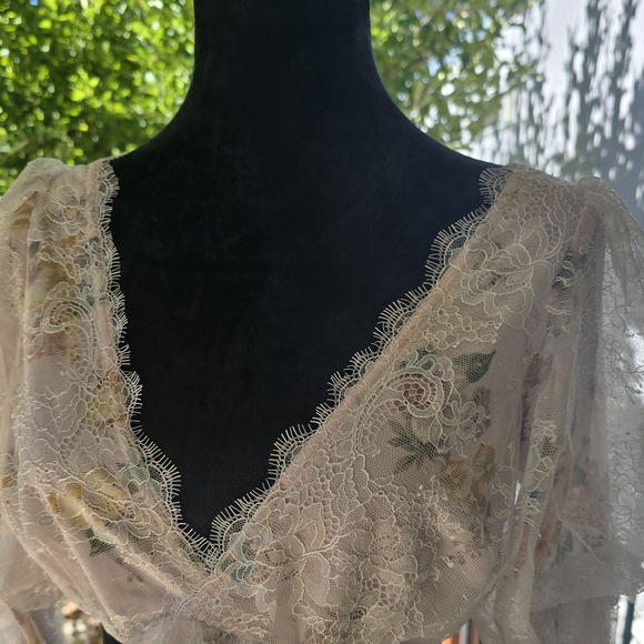 FOR LOVE & LEMONS Pearl Maxi Dress in Blush - Picture 12 of 16